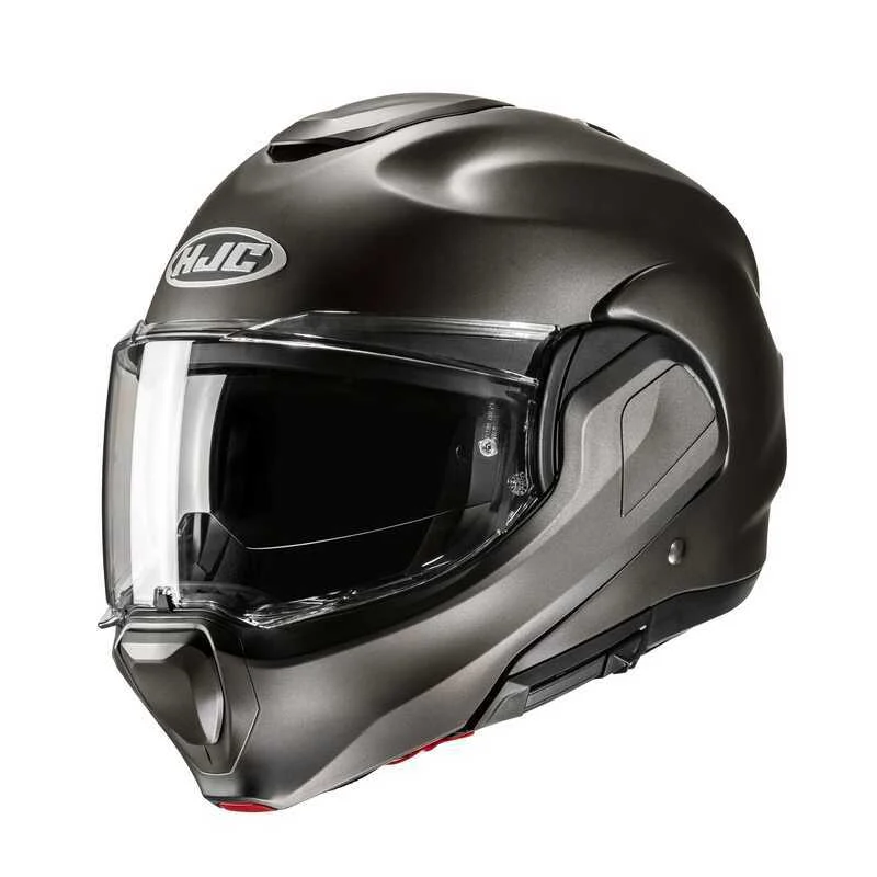 HJC F100 KASK SEMI FLAT TITANIUM
