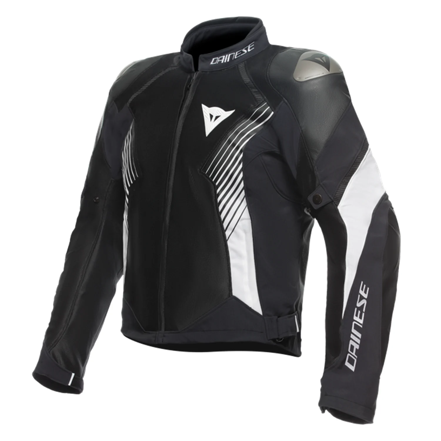 DAINESE CEK/ SUPER RIDER 2 ABSOLUTESHELL JACKET BLACK BLACK WHITE