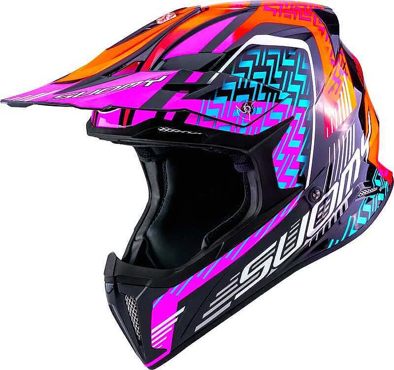 SUOMY X-WING MOTLEY KASK KIRMIZI MOR