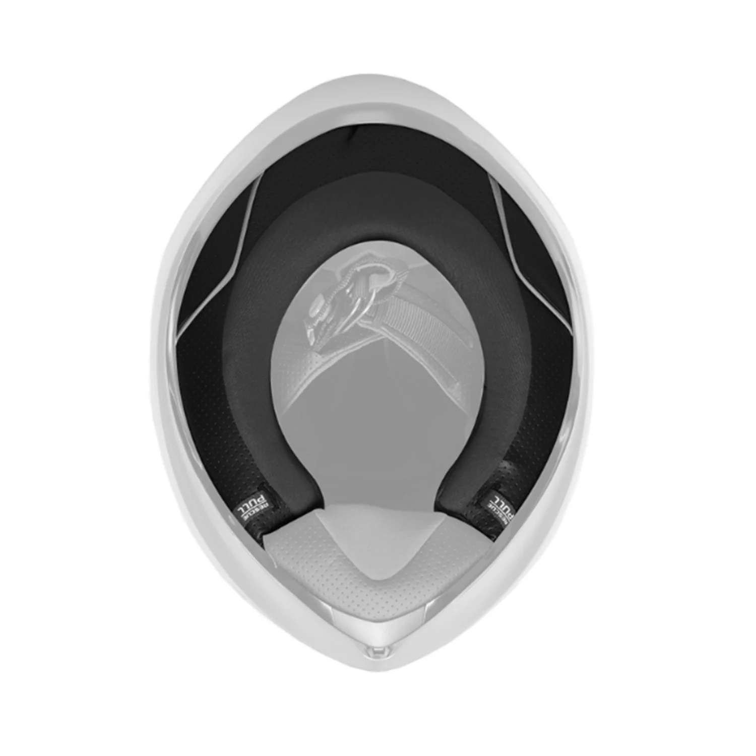 AGV/CHEEK PADS K6 BLACK GREY