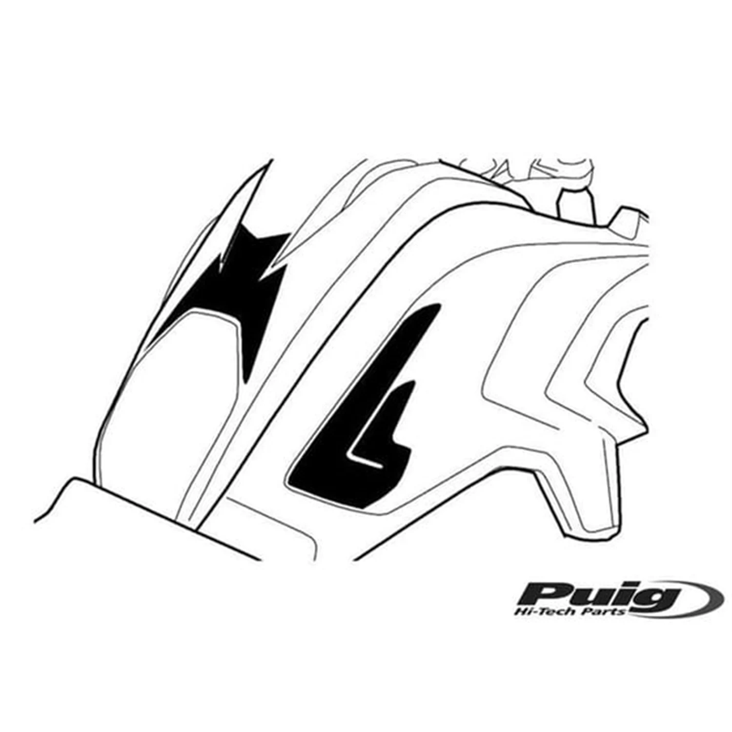 PUIG / 8434C PROTEC.DE DEPOS.BMW R1200GS C/CAR