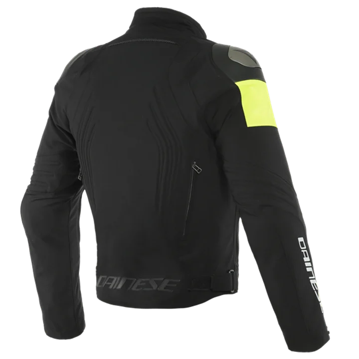 DAINESE CEK/VR46 PODIUM D-DRY JACKET-BLACK/FLUO-YELLOW