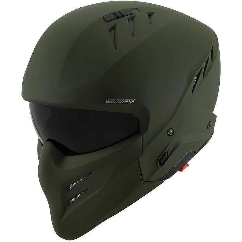 SUOMY ARMOR KASK PLAIN MAT YEŞİL