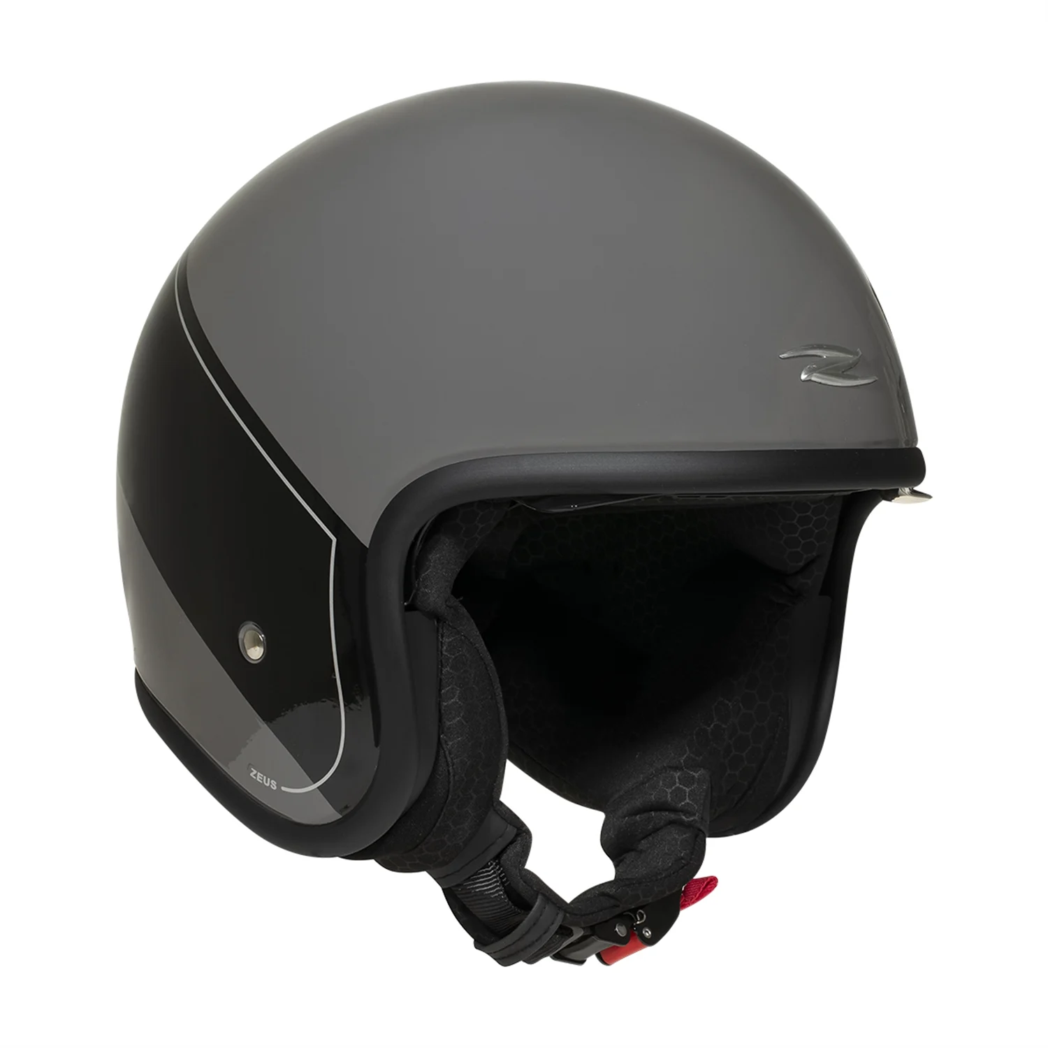 ZEUS KASK/ZS-389 E29 GRAY BLACK SILVER