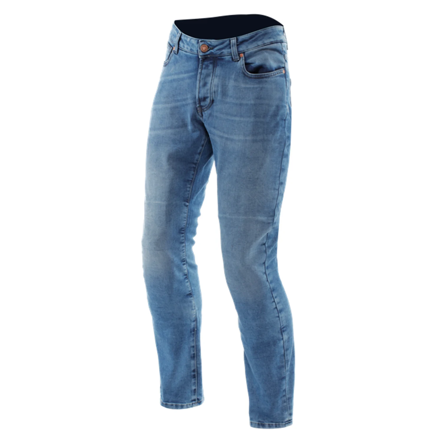DAINESE 5-POCKET DENIM REGULAR TAPERED PANTS LIGHTBLUE