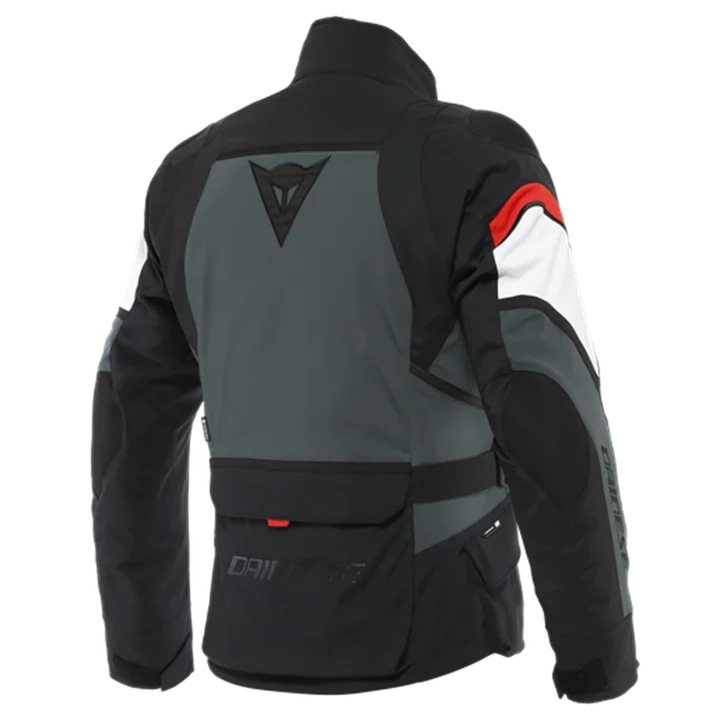 DAINESE CEKET/CARVE MASTER 3 G.TEX BLK EBONY LAVA-RED