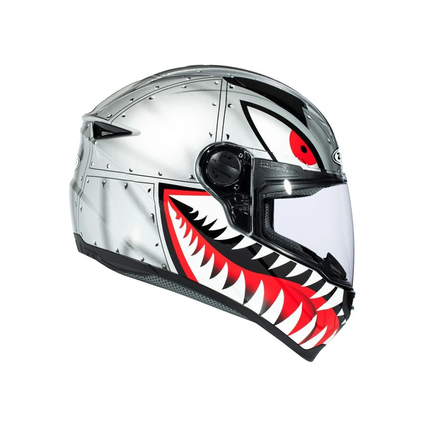 ZEUS KASK/ZS-811A SLV (S-01)/AL-38 BLACK
