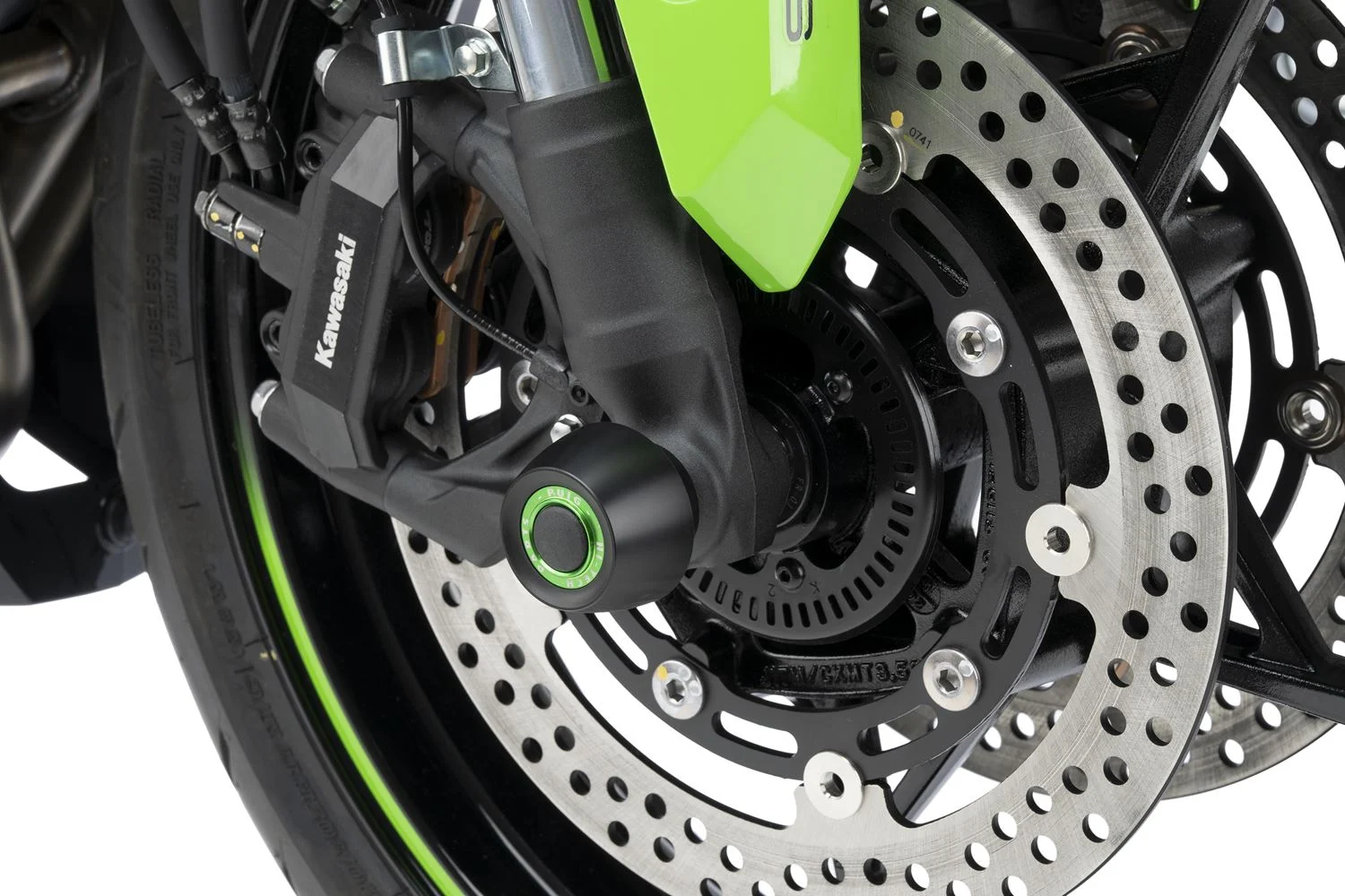 PUIG/21838N FORK SLIDERS PHB19 KAWASAKI ZX-4R/ZX-4RR 24' C/BLACK